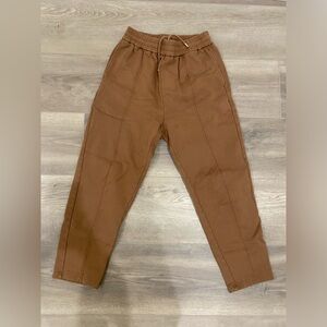 Brown sweatpants from veiled collection